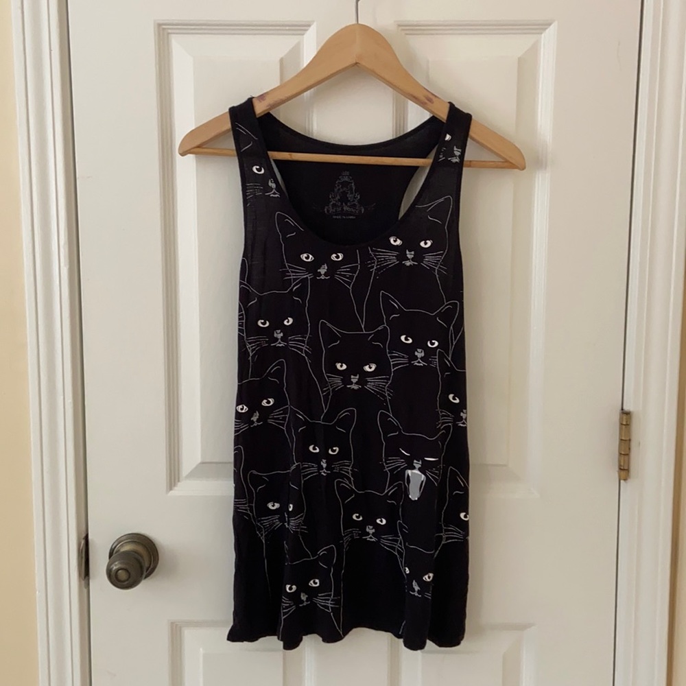 Cute cat tank top